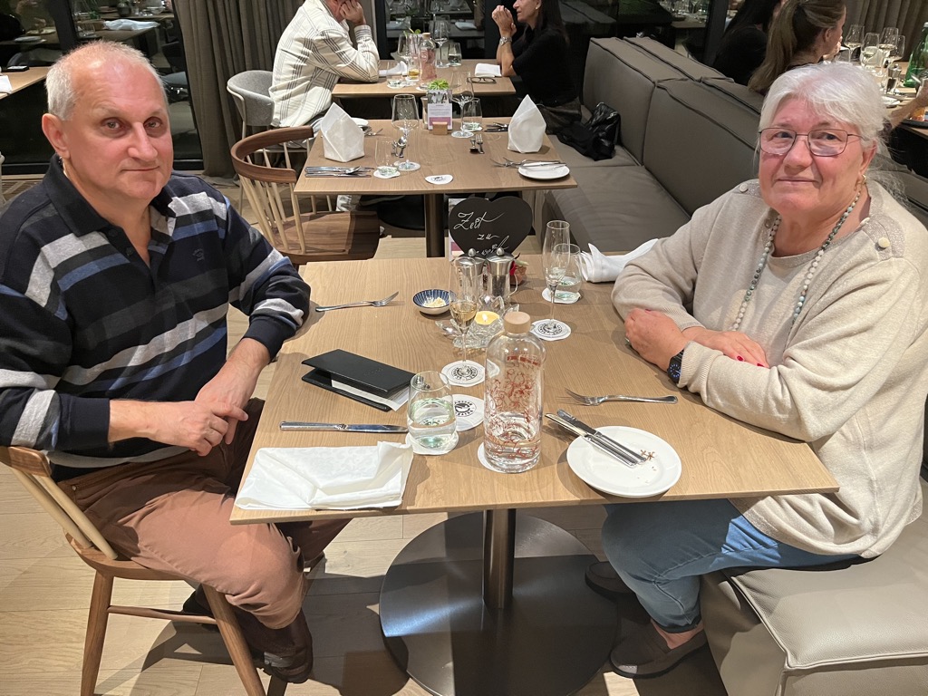 Dinner for two.